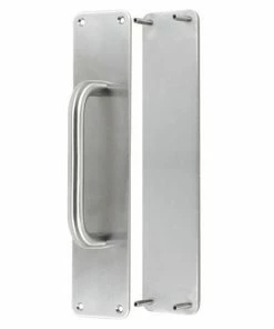 SABRE BACK TO BACK PUSH/PULL PLATES 300X65MM Pull Handles