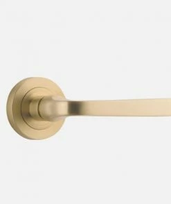 IVER DOOR LEVER ANNECY ROUND ROSE BACKPLATE