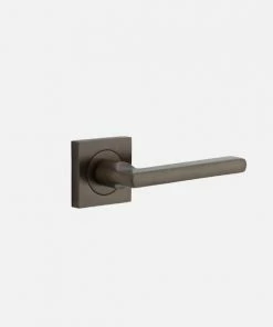 IVER DOOR LEVER BALTIMORE SQUARE ROSE BACKPLATE Door Handles & Levers