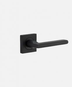 IVER DOOR LEVER BALTIMORE SQUARE ROSE BACKPLATE Door Handles & Levers