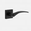 IVER DOOR LEVER OXFORD SQUARE ROSE BACKPLATE Door Handles & Levers