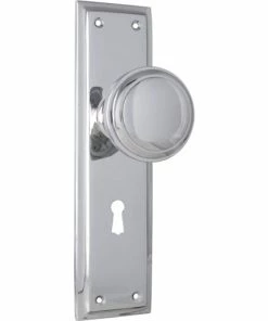 TRADCO MILTON DOOR KNOB ON PLATE