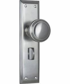 TRADCO MILTON DOOR KNOB ON PLATE