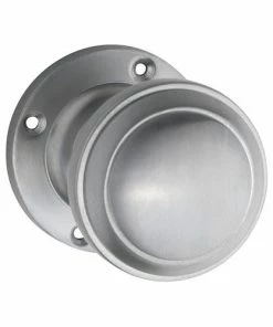 TRADCO DOOR KNOB MILTON ROUND ROSE PAIR