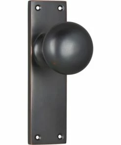 TRADCO VICTORIAN KNOB ON PLATE Handles & Hardware