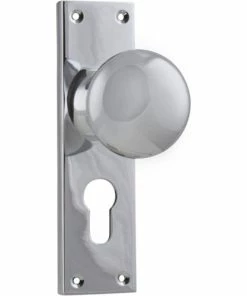 TRADCO VICTORIAN KNOB ON PLATE Handles & Hardware