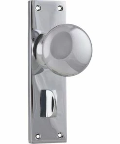 TRADCO VICTORIAN KNOB ON PLATE Handles & Hardware