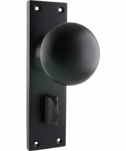 TRADCO VICTORIAN KNOB ON PLATE Handles & Hardware