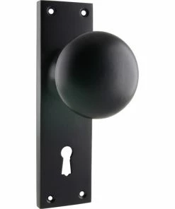 TRADCO VICTORIAN KNOB ON PLATE Handles & Hardware