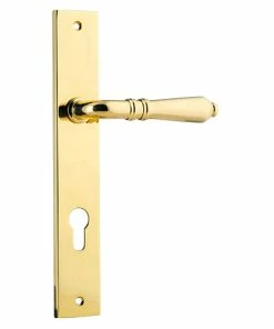 IVER DOOR LEVER SARLAT RECTANGULAR BACKPLATE