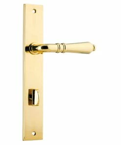 IVER DOOR LEVER SARLAT RECTANGULAR BACKPLATE