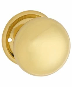 TRADCO DOOR KNOB PLAIN ROUND ROSE
