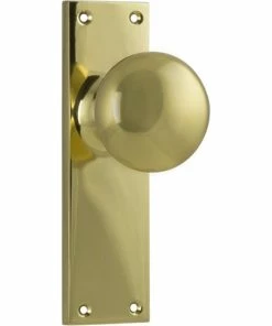 TRADCO VICTORIAN KNOB ON PLATE Handles & Hardware