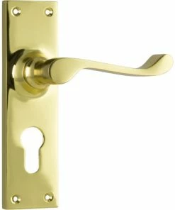 TRADCO VICTORIAN LEVER ON PLATE