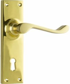 TRADCO VICTORIAN LEVER ON PLATE