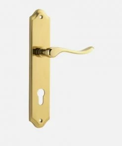 IVER DOOR LEVER STIRLING SHOULDERED BACKPLATE Door Handles & Levers