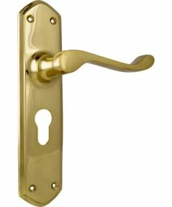 TRADCO WINDSOR LEVER ON PLATE