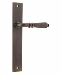 IVER DOOR LEVER SARLAT RECTANGULAR BACKPLATE