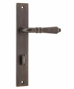 IVER DOOR LEVER SARLAT RECTANGULAR BACKPLATE
