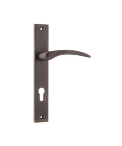 IVER DOOR LEVER OXFORD RECTANGULAR BACKPLATE