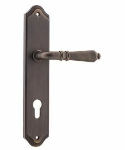 IVER DOOR LEVER SARLAT SHOULDERED BACKPLATE Handles & Hardware