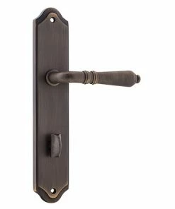 IVER DOOR LEVER SARLAT SHOULDERED BACKPLATE Handles & Hardware