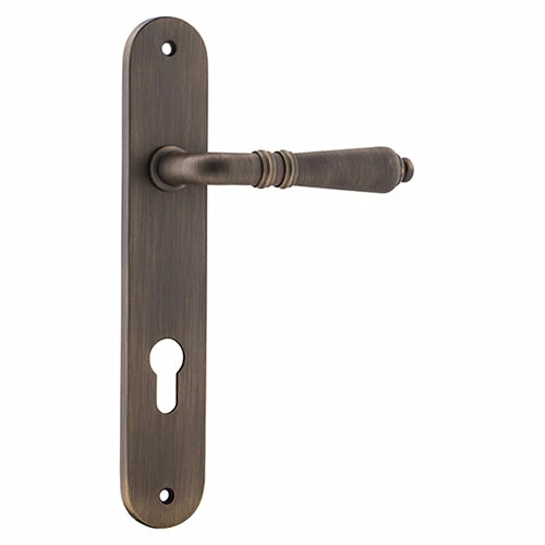 Discount π― IVER DOOR LEVER SARLAT OVAL BACKPLATE Handles & Hardware π 5 IVER DOOR LEVER SARLAT OVAL BACKPLATE Handles & Hardware