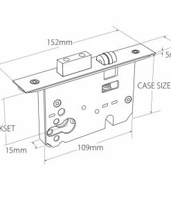 ZANDA ROLLER MORTICE LOCK HEAVY DUTY Locking Solutions