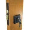 ZANDA MATT BLACK SQUARE ROLLER LOCK KIT Entrance Sets
