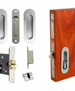 ZANDA OVAL SLIDING DOOR EURO LOCK KIT
