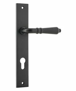 IVER DOOR LEVER SARLAT RECTANGULAR BACKPLATE