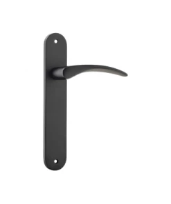 IVER DOOR LEVER OXFORD OVAL BACKPLATE