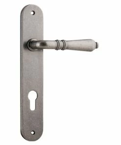 Discount π― IVER DOOR LEVER SARLAT OVAL BACKPLATE Handles & Hardware π 49 IVER DOOR LEVER SARLAT OVAL BACKPLATE Handles & Hardware