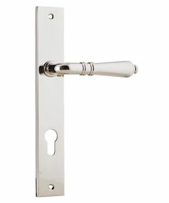 IVER DOOR LEVER SARLAT RECTANGULAR BACKPLATE