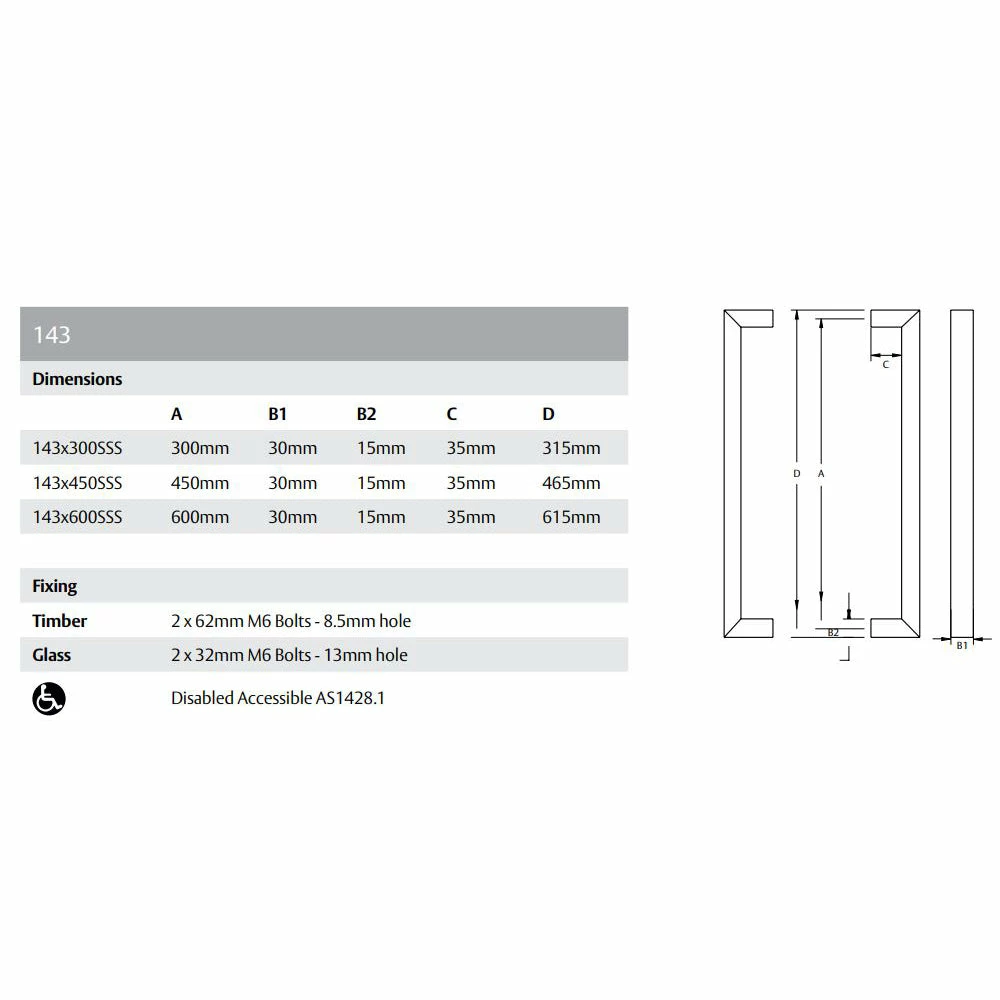 Cheapest π Pull Handles LOCKWOOD ENTRANCE PULL HANDLE - 143 π 3 Pull Handles LOCKWOOD ENTRANCE PULL HANDLE - 143