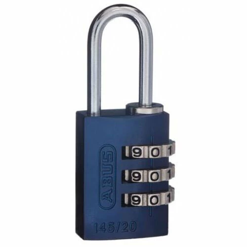 Outlet ⌛ ABUS 3-WHEEL 20MM COMBINATION ALUMINIUM PADLOCK 145/20 VARIOUS COLOURS ⭐ 2 ABUS 3-WHEEL 20MM COMBINATION ALUMINIUM PADLOCK 145/20 VARIOUS COLOURS