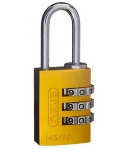 Outlet ⌛ ABUS 3-WHEEL 20MM COMBINATION ALUMINIUM PADLOCK 145/20 VARIOUS COLOURS ⭐ 13 ABUS 3-WHEEL 20MM COMBINATION ALUMINIUM PADLOCK 145/20 VARIOUS COLOURS