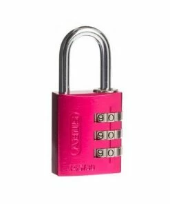 ABUS 3-WHEEL 30MM COMBINATION ALUMINIUM PADLOCK 145/30 VARIOUS COLOURS