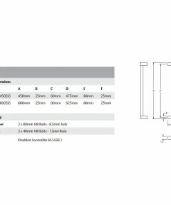 LOCKWOOD ENTRANCE PULL HANDLE - 146 Pull Handles