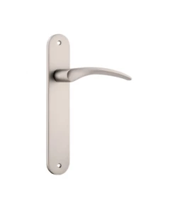 IVER DOOR LEVER OXFORD OVAL BACKPLATE