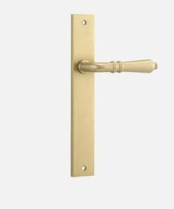 IVER DOOR LEVER SARLAT RECTANGULAR BACKPLATE