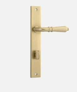 IVER DOOR LEVER SARLAT RECTANGULAR BACKPLATE