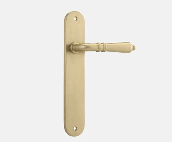 Discount π― IVER DOOR LEVER SARLAT OVAL BACKPLATE Handles & Hardware π 28 IVER DOOR LEVER SARLAT OVAL BACKPLATE Handles & Hardware