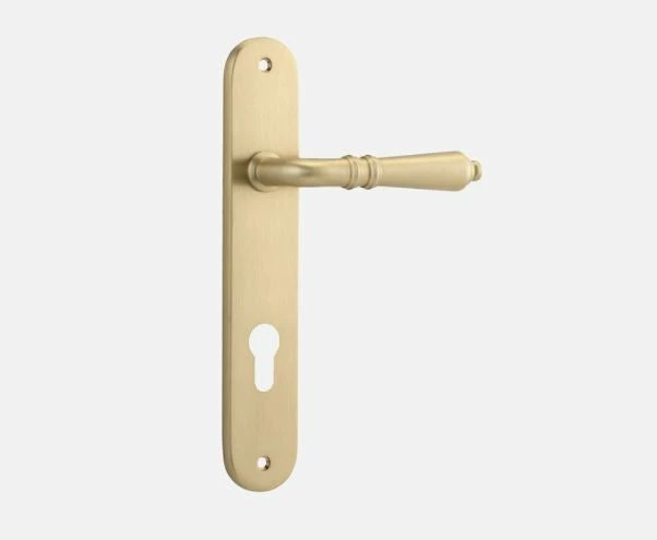Discount π― IVER DOOR LEVER SARLAT OVAL BACKPLATE Handles & Hardware π 29 IVER DOOR LEVER SARLAT OVAL BACKPLATE Handles & Hardware