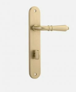 Discount π― IVER DOOR LEVER SARLAT OVAL BACKPLATE Handles & Hardware π 59 IVER DOOR LEVER SARLAT OVAL BACKPLATE Handles & Hardware