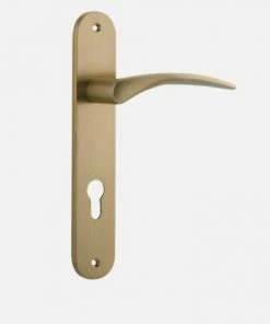 IVER DOOR LEVER OXFORD OVAL BACKPLATE