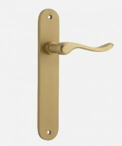 IVER DOOR LEVER STIRLING OVAL BACKPLATE Door Handles & Levers