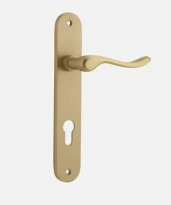 IVER DOOR LEVER STIRLING OVAL BACKPLATE Door Handles & Levers