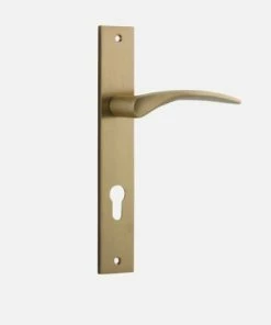 IVER DOOR LEVER OXFORD RECTANGULAR BACKPLATE