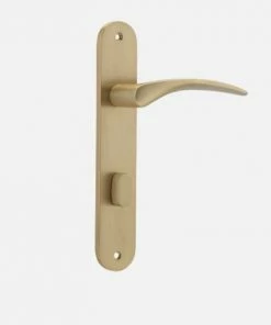 IVER DOOR LEVER OXFORD OVAL BACKPLATE